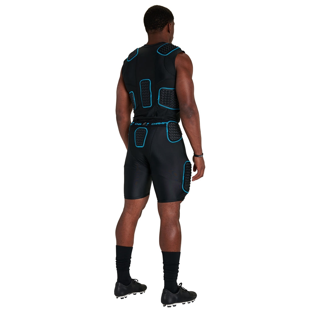 Champro Men's Bull Rush 5-Pad Football Girdle Football Girdles Adult
