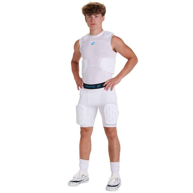 Champro Men's Formation 2.0 5-Pad Football Girdle Football Girdles Adult