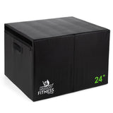 Champion Sports Foam Plyo Box Exercise & Wellness Functional Training Plyometrics