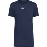adidas Boys Short Sleeve Fresh Tee Blank/Logo adidas