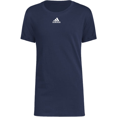 adidas Boys Short Sleeve Fresh Tee Blank/Logo adidas