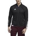 adidas Men's 1/4 Zip Knit Long Sleeve Fleece Sweatshirt