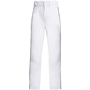 adidas Youth Icon Pro Open-Hem Baseball Pants w/ Piping