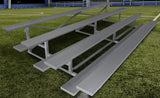 Gared 4-Row Low Rise Fixed Spectator Bleacher Sports Field Equipment All