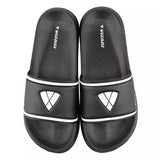 VIZARI Black SS' Soccer Slide Sandals For Adults and Teens