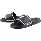 VIZARI Black SS' Soccer Slide Sandals For Adults and Teens