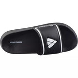 VIZARI Black SS' Soccer Slide Sandals For Adults and Teens