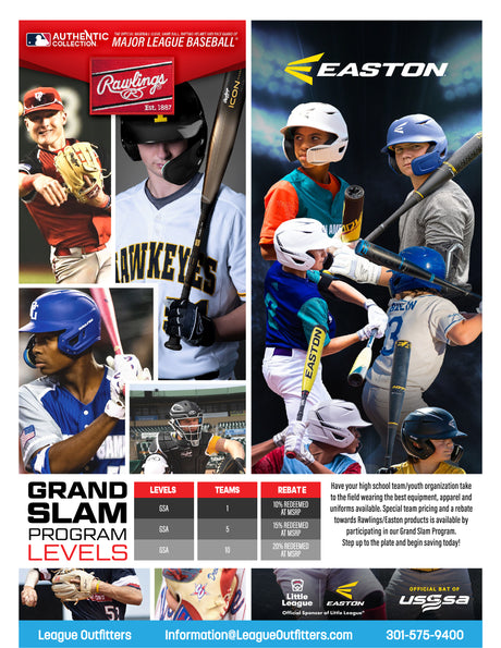 Easton/Rawlings Grand Slam Baseball Package League Outfitters