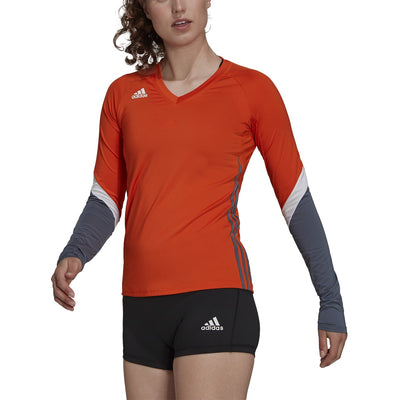 adidas Women's Quickset Long Sleeve Multicolor Volleyball Jersey