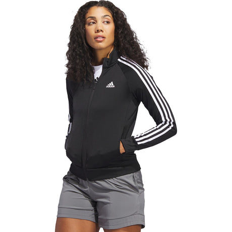 adidas Women's Warm-Up Tricot Slim 3-Stripes Track Jacket adidas