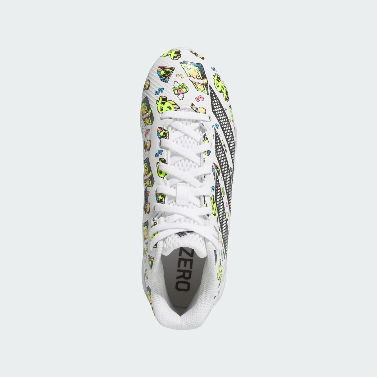 3/1 adidas Youth Adizero Impact.2 Money Molded Rubber Football Cleats-3
