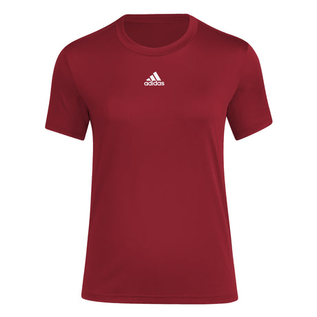 adidas Women's Short Sleeve Pregame BOS Tee Shirt 1 of 2 adidas