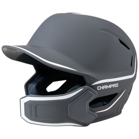 Champro HXE Matte Baseball Batting Helmet with Jaw Guard Baseball Batting Helmets All