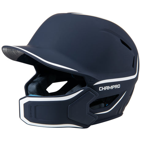 Champro HXE Matte Baseball Batting Helmet with Jaw Guard Baseball Batting Helmets All