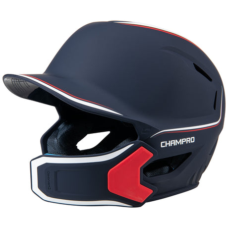 Champro HXE Matte Baseball Batting Helmet with Jaw Guard Baseball Batting Helmets All