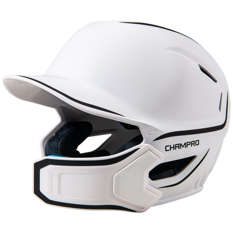 Champro HXE Matte Baseball Batting Helmet with Jaw Guard Baseball Batting Helmets All