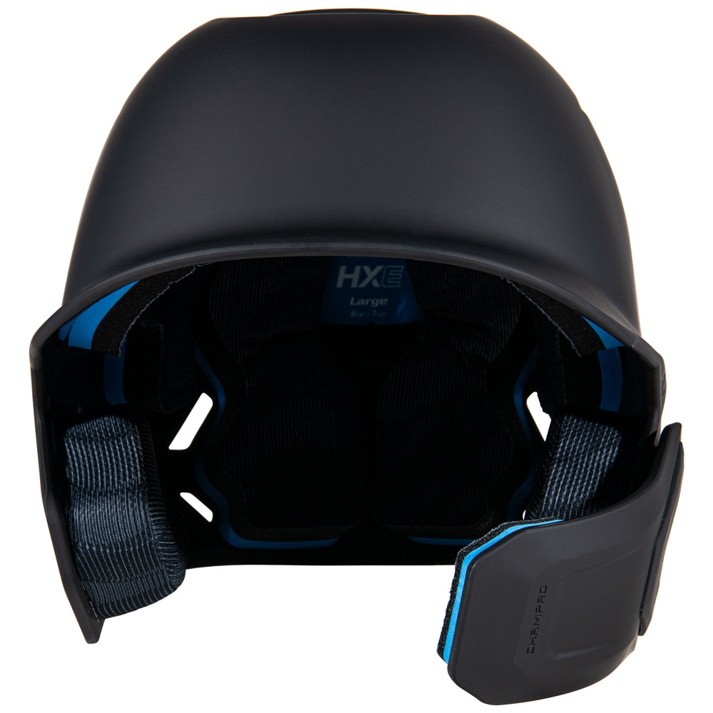 Champro HXE Matte Baseball Helmet with Jaw Guard