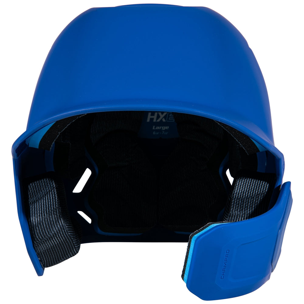 Champro HXE Matte Baseball Helmet with Jaw Guard