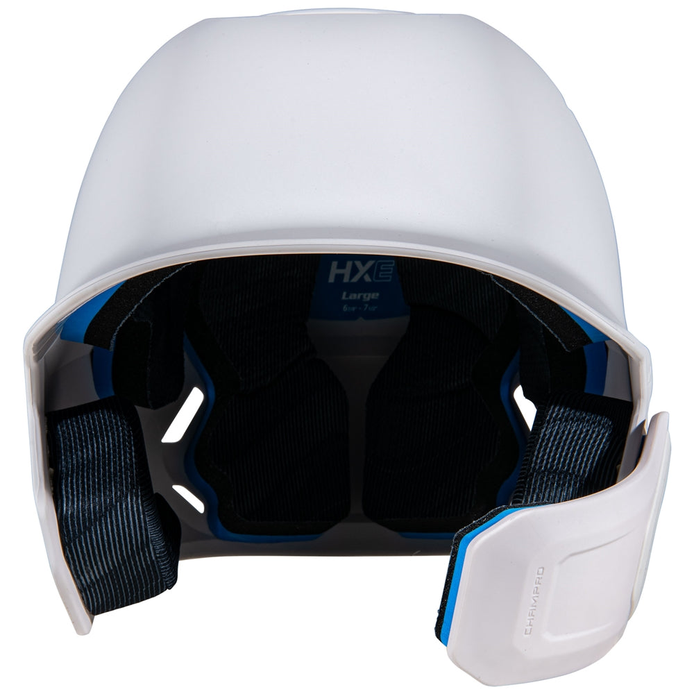 Champro HXE Matte Baseball Helmet with Jaw Guard