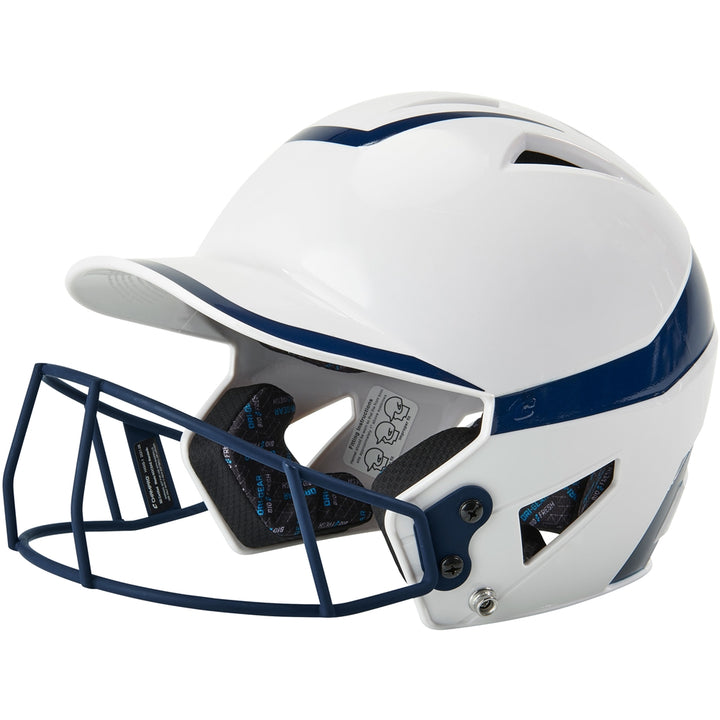 Champro Senior HX Rise Pro Softball Batting Helmet with Facemask