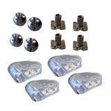 Schutt Football Helmet Facemask Hardware Kit (Set)