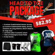 Volleyball Head to Toe Uniform Package Team Volleyball Uniform Package