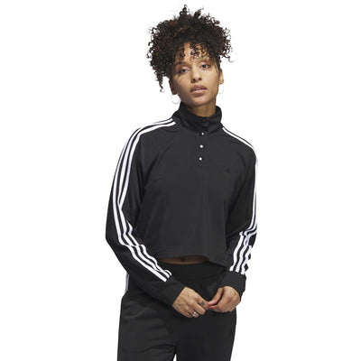 adidas Women’s 1/4 Snap Tricot Pullover Jacket