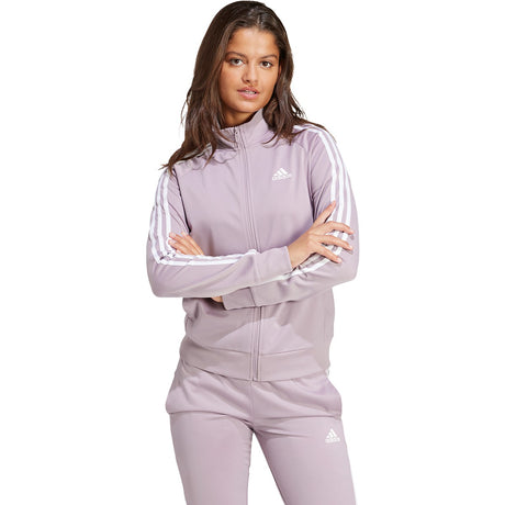 adidas Women's Warm-Up Tricot Slim 3-Stripes Track Jacket adidas
