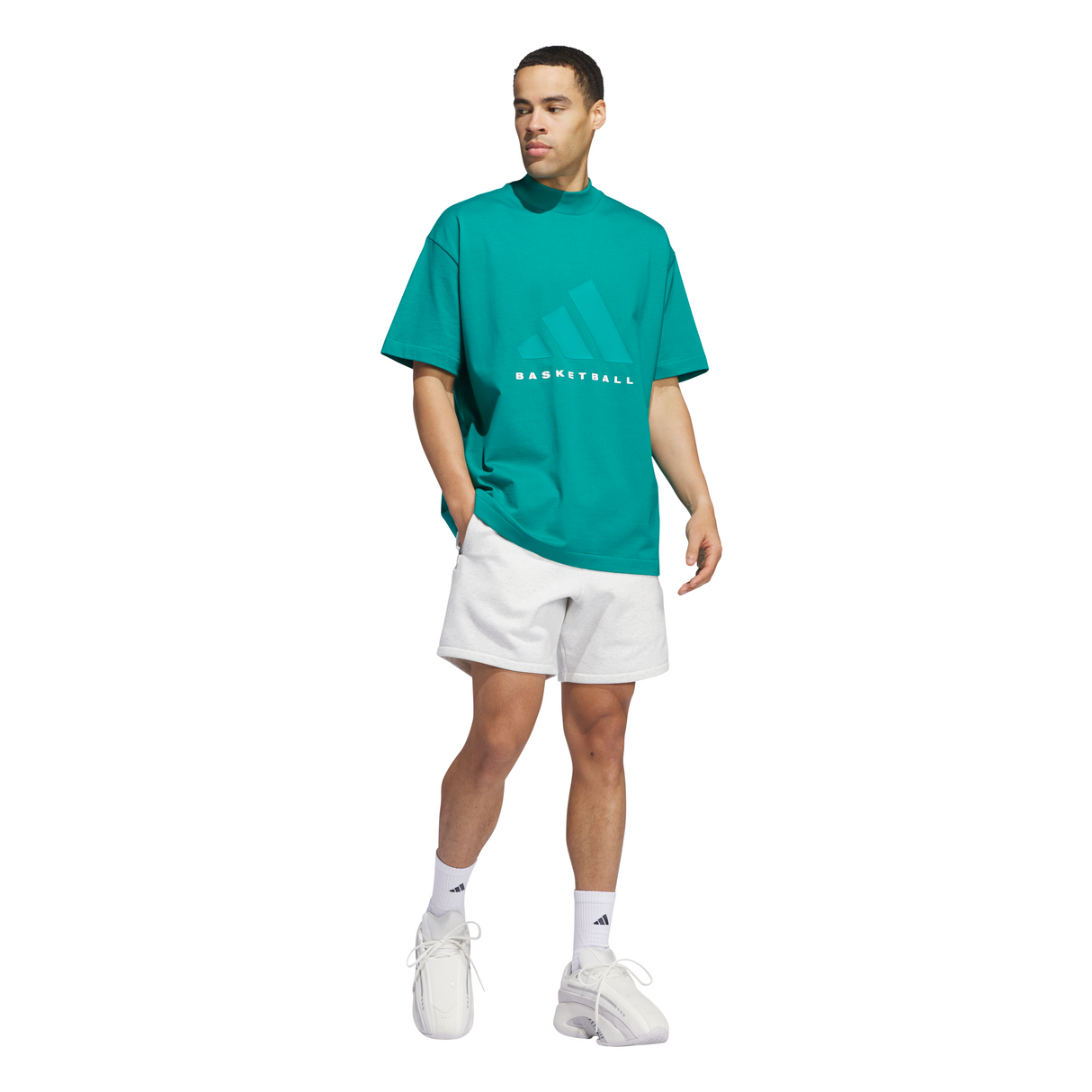 adidas Men's Basketball Graphic T-Shirt Mens Apparel Shirts & Tops