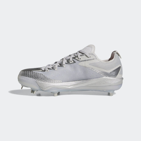adidas Men's Adizero Electric+ Silver Speed Baseball Cleats Baseball Footwear Adult