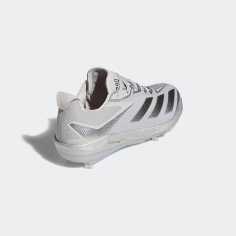 adidas Men's Adizero Electric+ Silver Speed Baseball Cleats Baseball Footwear Adult