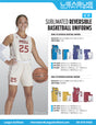 Women's Sublimated Reversible Basketball Uniform Package League Outfitters