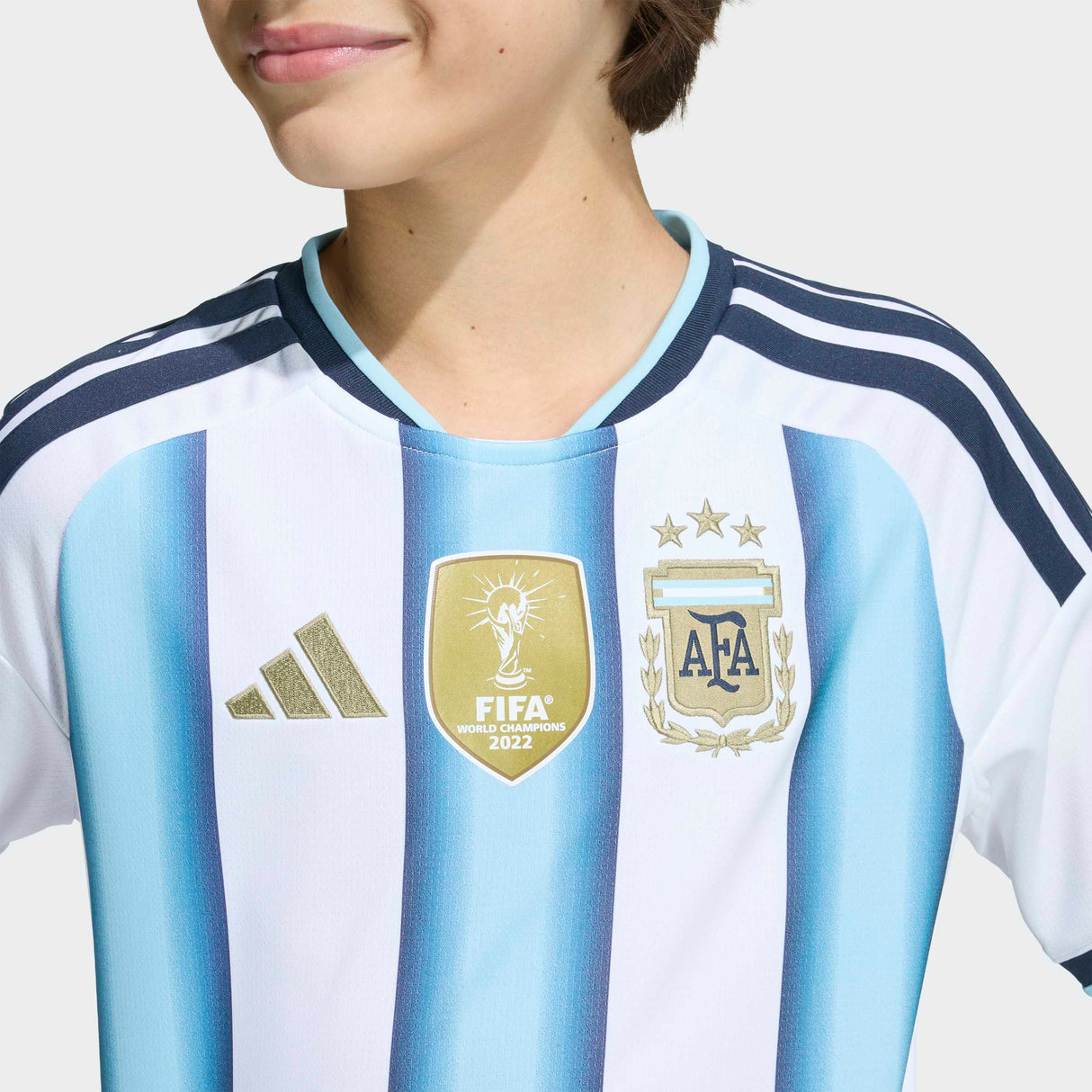 adidas Youth Argentina 26 Home Soccer Jersey-6