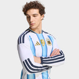 adidas Men's Argentina 26 Home Long Sleeve Soccer Jersey-4