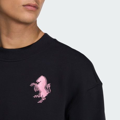 adidas Men's Juventus LFSTLR Crew Mens Apparel Sweatshirts & Fleece