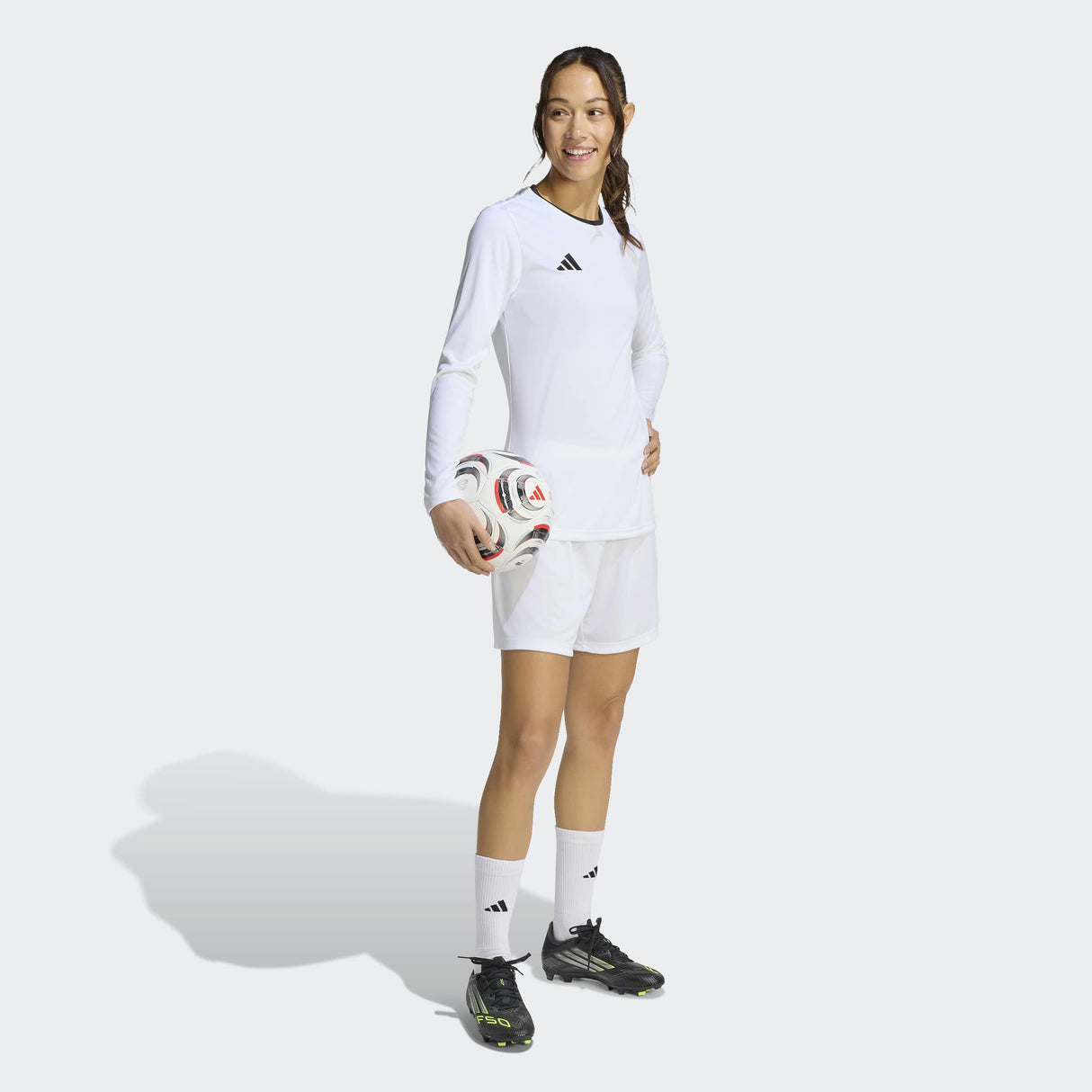 adidas Women's Entrada26 Long Sleeve Soccer Jersey-2