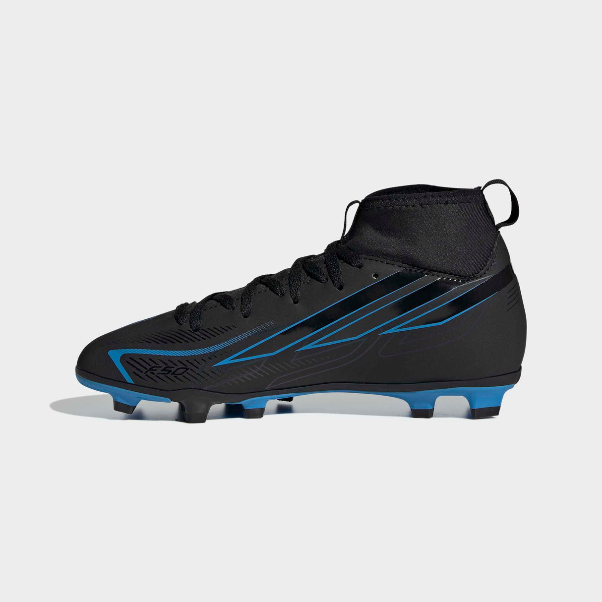 adidas Youth F50 Hyperfast Club Mid Firm/Multi Ground Soccer Cleats-2
