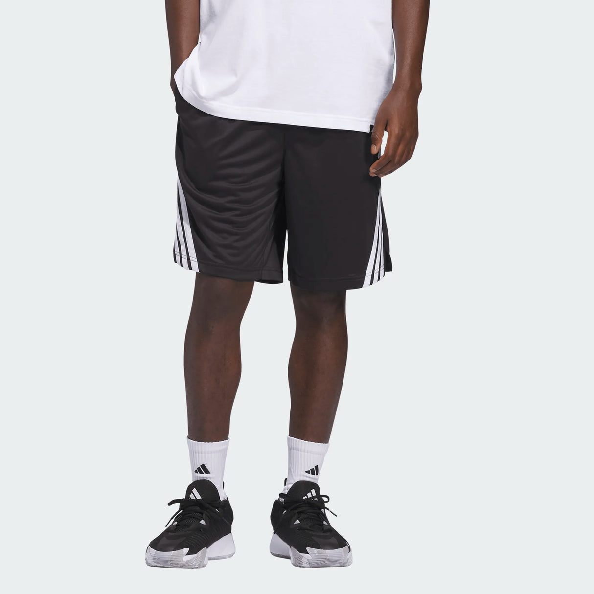 adidas Men's Legends 3-Stripes Basketball Shorts