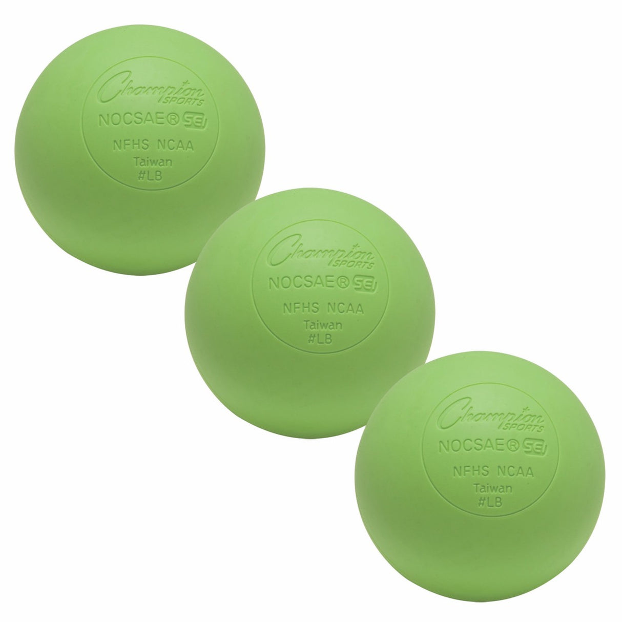 Champion Sports One Dozen NOCSAE Green Lacrosse Balls-3