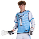 Custom Lacrosse Single-Ply Reversible Short Sleeve Jersey Team Lacrosse Jerseys