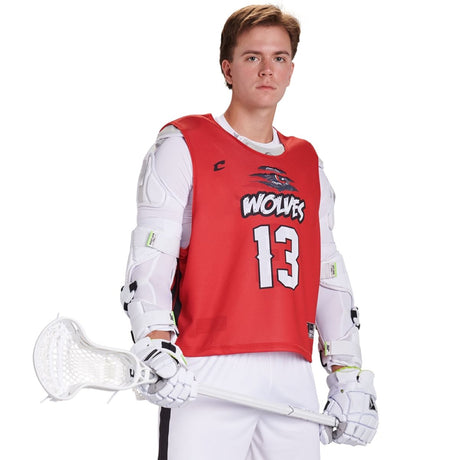 Custom Single-Play Reversible Pinnie Team Lacrosse Jerseys
