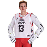 Custom Single-Play Reversible Pinnie Team Lacrosse Jerseys