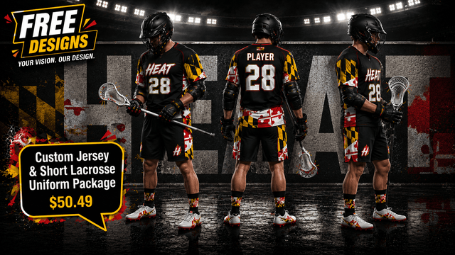 League Outfitters Custom Lacrosse Jersey & Short Uniform Package Team Lacrosse Uniform Package