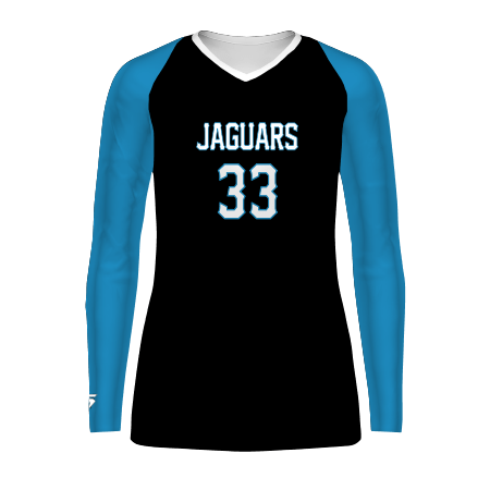 Women's Freestyle Sublimated Long Sleeve Stretch Volleyball Jersey League Outfitters