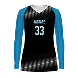 Women's Freestyle Sublimated Long Sleeve Stretch Volleyball Jersey League Outfitters