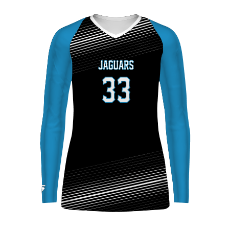 Women's Freestyle Sublimated Long Sleeve Stretch Volleyball Jersey League Outfitters