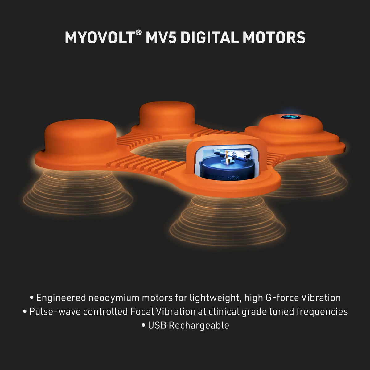 Myovolt Wearable Vibration Recovery Back Wrap Unisex Accessories Health & Wellness