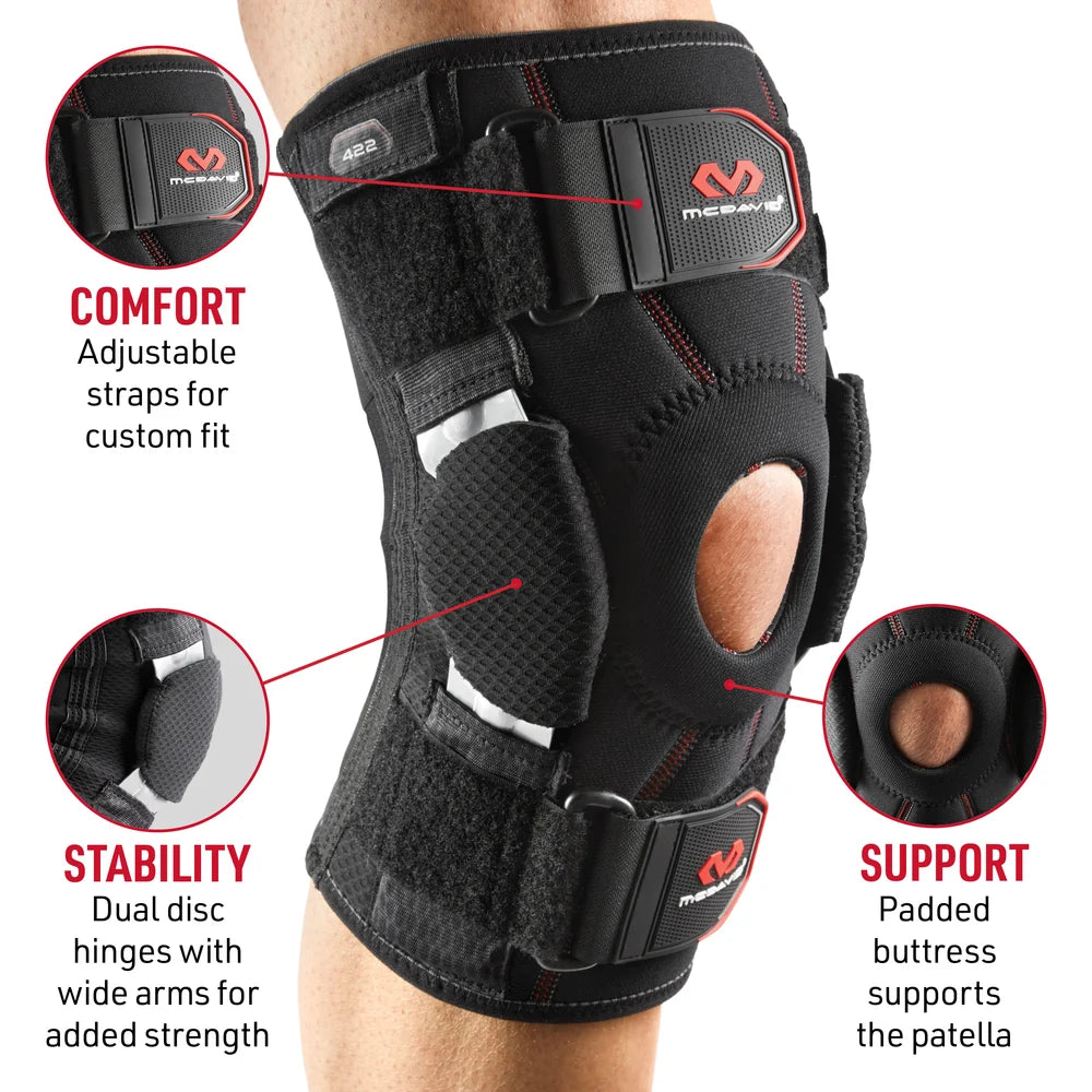 McDavid Level 3 Knee Brace with Dual Disk Hinges Unisex Accessories Health & Wellness