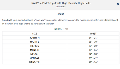 McDavid Rival 3/4 Youth 7-Pad Girdle McDavid