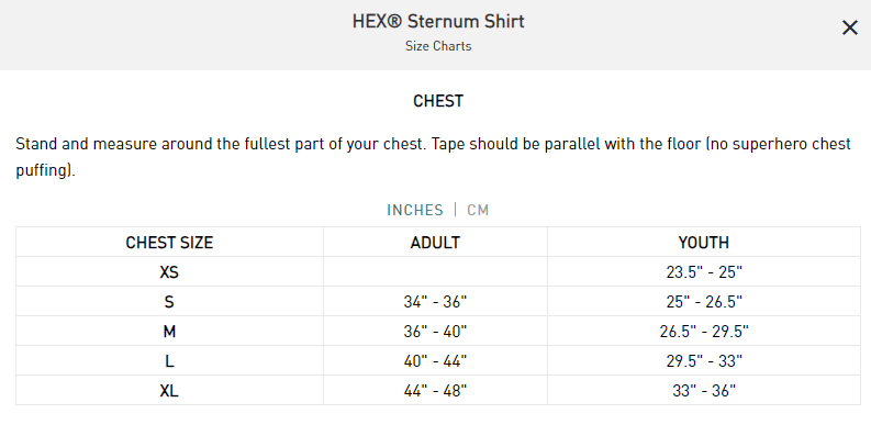 McDavid HEX Chest Protector Adult Baseball Sternum Shirt